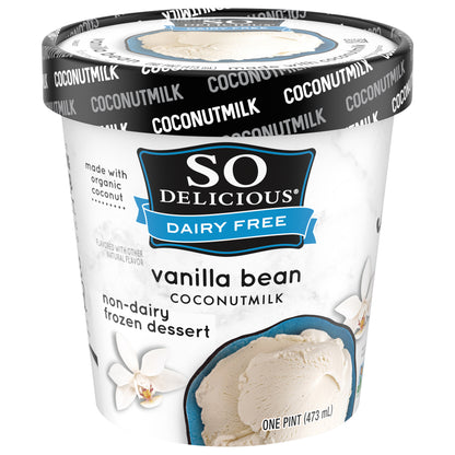 So Delicious Dairy Free Vanilla Bean Coconut Milk Frozen Dessert, 1 Pint