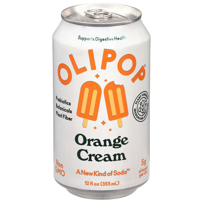 Olipop Orange Cream Soda 12 fl oz