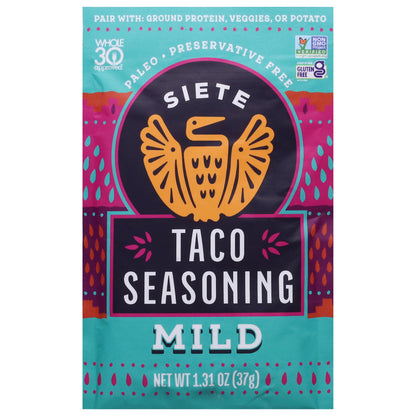 Siete Mild Taco Seasoning 1.31 oz