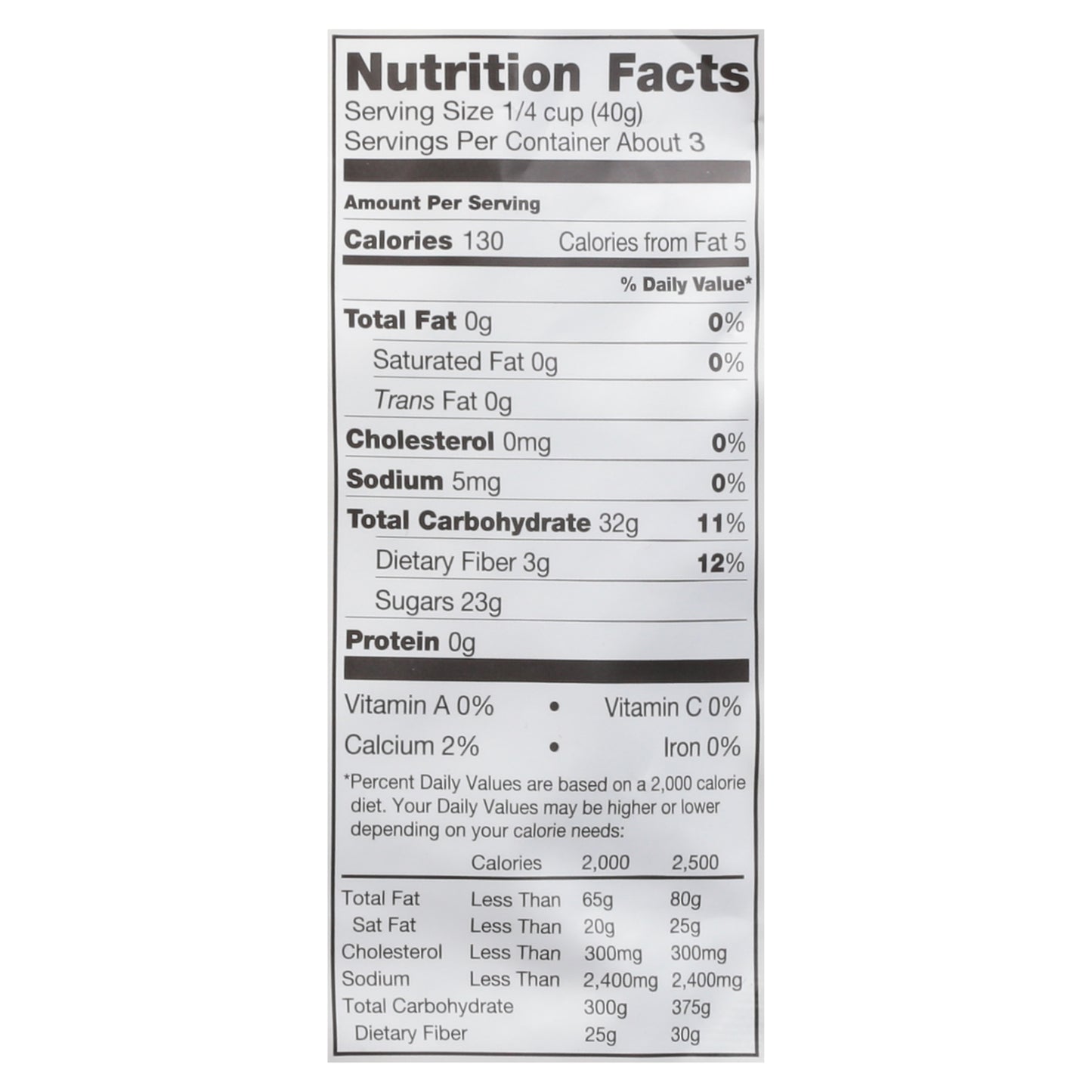 Patience Fruit & Co Whole Organic Dried Cranberries 4 oz