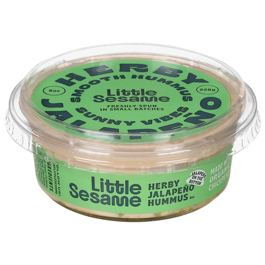 Little Sesame Herby Jalapeno Hummus 8 oz