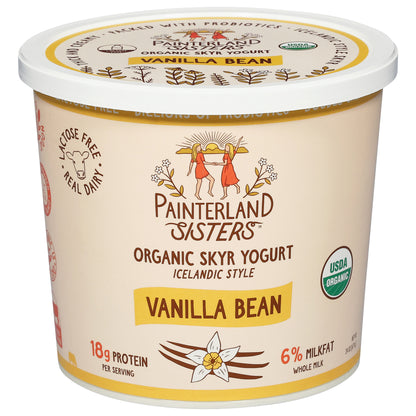 Painterland Sisters Icelandic Style Vanilla Bean Yogurt 24 oz