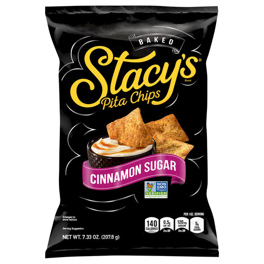 Stacy's Baked Pita Chips Cinnamon Sugar 7.33 Oz