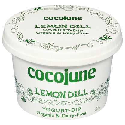 Cocojune Organic & Dairy-Free Lemon Dill Yogurt-Dip 8 oz