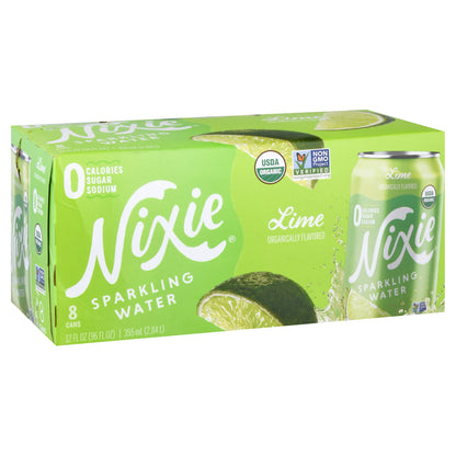 Nixie Lime Sparkling Water 8 ea