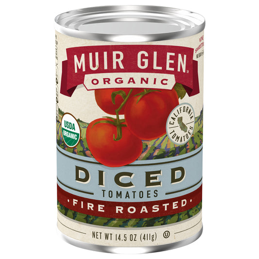 Muir Glen Organic Diced Tomatoes, Fire Roasted, 14.5 oz.