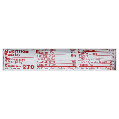 GoMacro Salted Caramel + Chocolate Chips MacroBar 2.3 oz