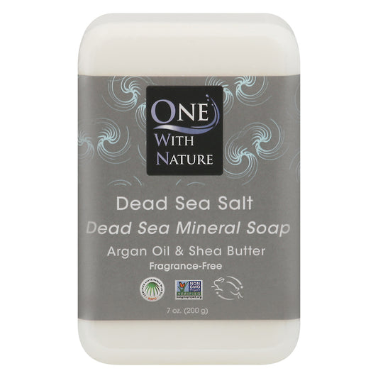 One with Nature Dead Sea Salt Dead Sea Mineral Soap 7 oz