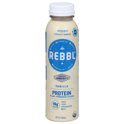 Rebbl Organic Vanilla Protein Elixir 12 fl oz