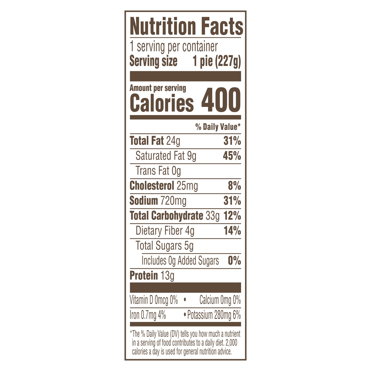 Blake's All Natural Chicken Pot Pie, Frozen Meal, 8 oz