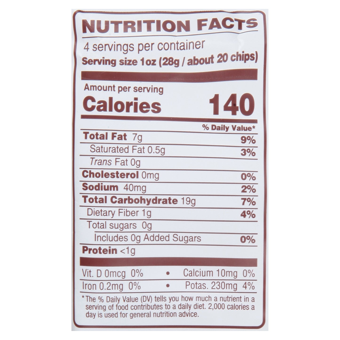 Inka Chips Sea Salt Plantain Chips 4 oz