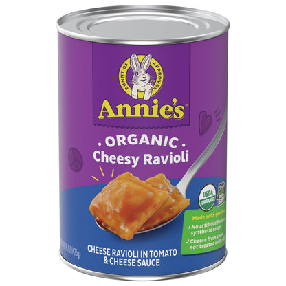 Annie's Organic Cheesy Ravioli in Tomato & Cheese Sauce, 15 oz.