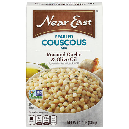 Near East Pearled Roasted Garlic & Olive Oil Couscous Mix 4.7 oz