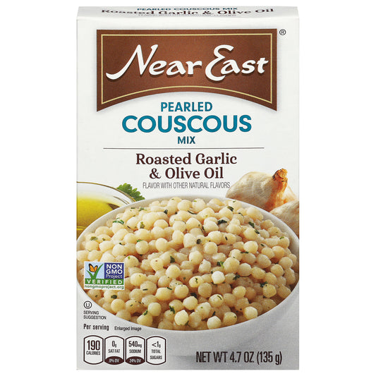 Near East Pearled Roasted Garlic & Olive Oil Couscous Mix 4.7 oz