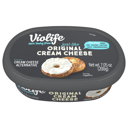 Violife Just like Cream Cheese Original, Dairy-Free Vegan, 7.05 oz Plastic Tub
