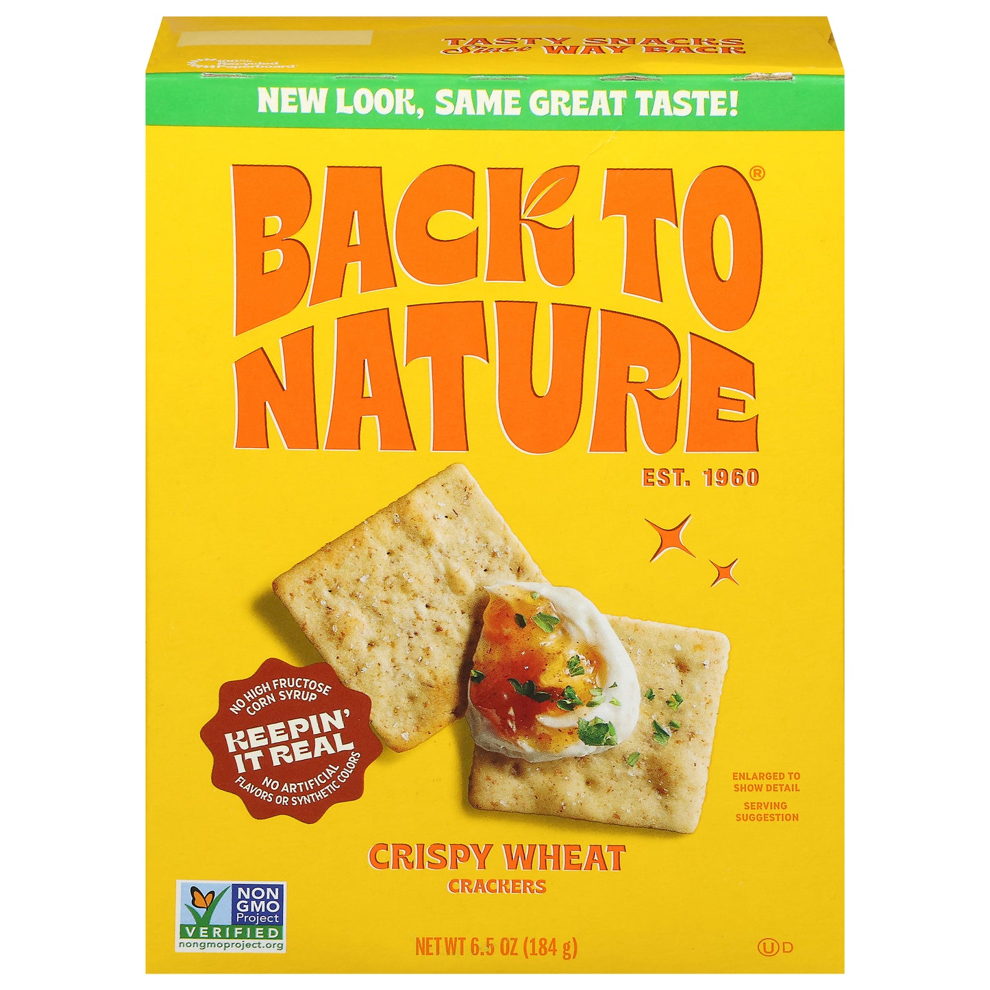 Back to Nature Crispy Wheat Crackers 6.5 oz