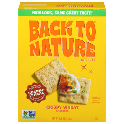 Back to Nature Crispy Wheat Crackers 6.5 oz