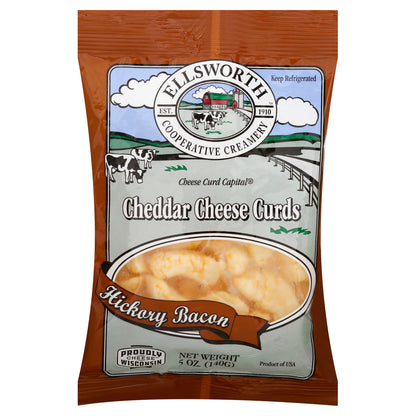 Ellsworth Hickory Bacon Cheddar Cheese Curds 5 oz
