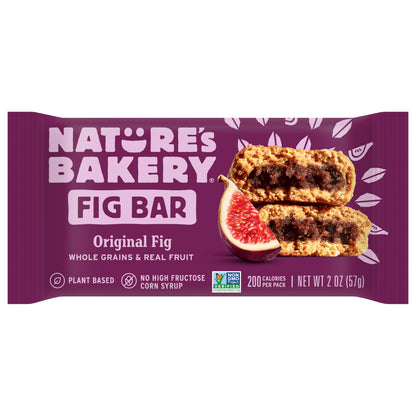 Nature's Bakery Original Fig Whole Wheat Bar, Snack Bar, 1 Each