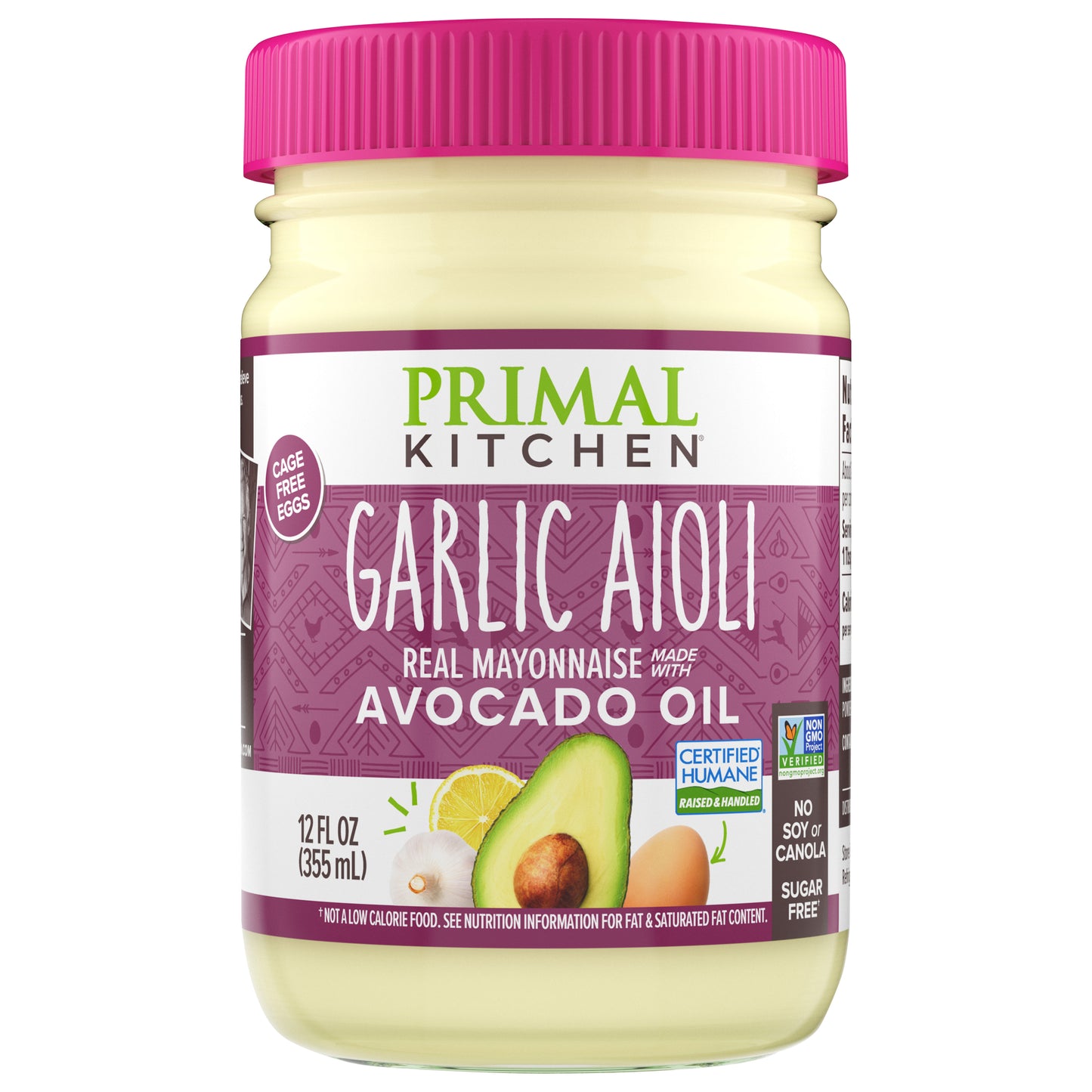 Primal Kitchen Garlic Aioli Mayo Made with Avocado Oil 12 fl oz
