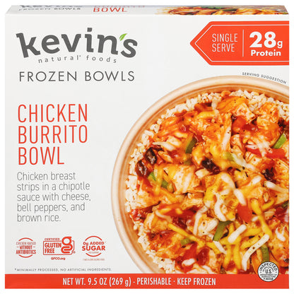 Kevin's Natural Foods Chicken Burrito Bowl 9.5 oz